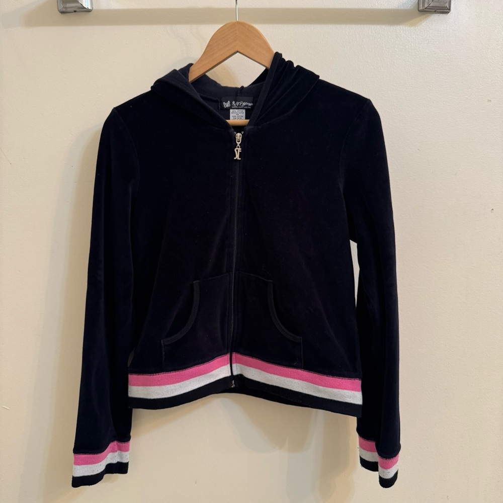 Vintage Y2K Velour Track Jacket